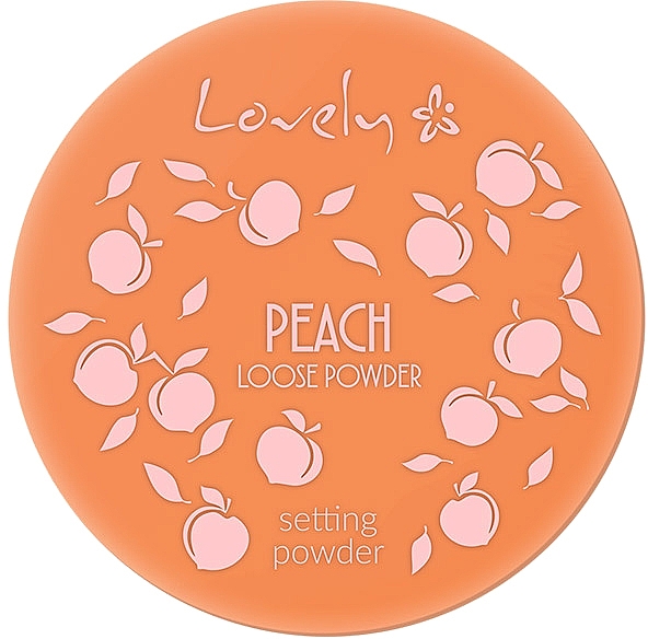 Transparenter loser Gesichtspuder - Lovely Peach Loose Powder Setting Powder — Bild N1