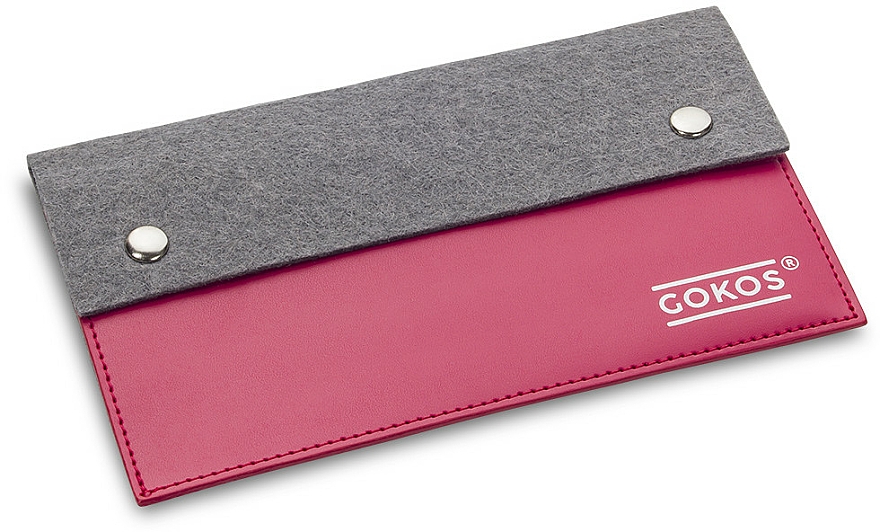 Kosmetiktäschchen Blossom Red - Gokos Wallet Leather — Bild N1