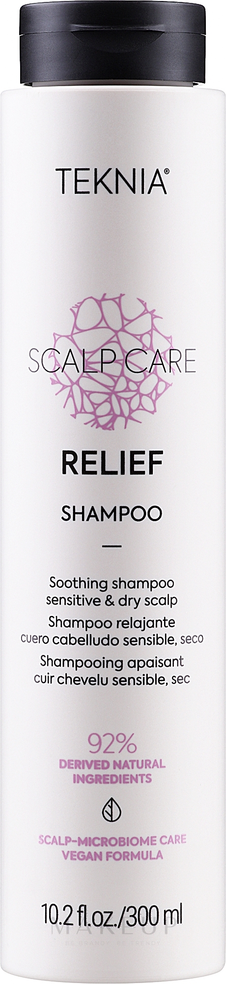 Mizellen-Shampoo für empfindliche und trockene Kopfhaut - Lakme Teknia Scalp Care Relief Shampoo — Bild 300 ml