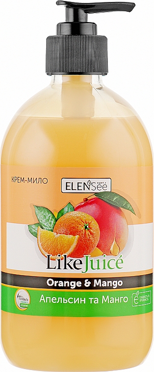 Flüssige Cremeseife Orange-Mango - ElenSee Like Juice — Bild N1