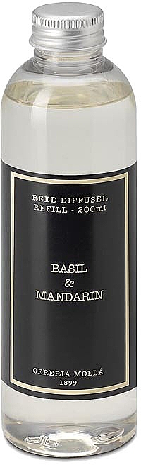 Cereria Molla Basil & Mandarin - Aroma-Diffusor Basilikum und Mandarine (Refill) — Bild N1