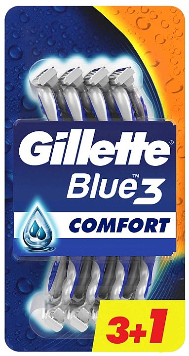 Einwegrasierer-Set 3+1 St. - Gillette Blue 3 Comfort — Bild N3