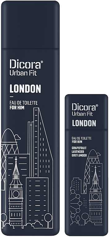 Dicora Urban Fit London - Duftset (Eau de Toilette 100 ml + Eau de Toilette 30 ml)  — Bild N2