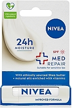 Düfte, Parfümerie und Kosmetik Lippenbalsam SPF15 - NIVEA Med Repair Lip Balm