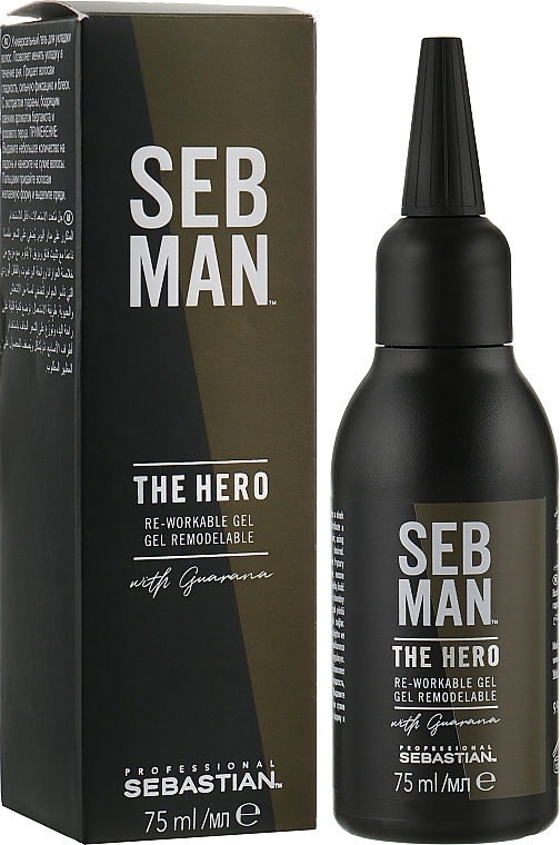 Universelles Haarstyling-Gel mit Guarana-Extrakt - Sebastian Professional Seb Man The Hero — Bild N7