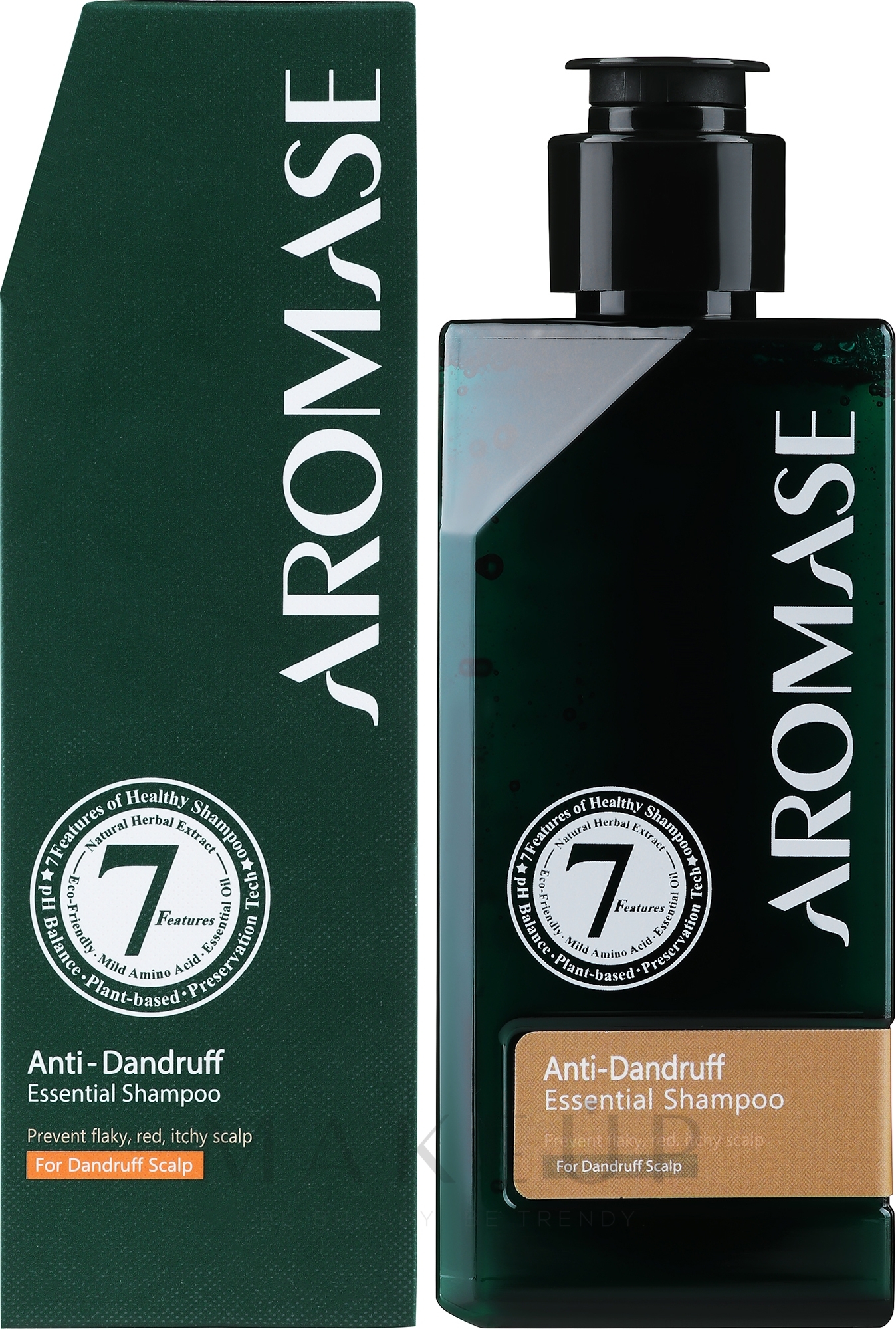 Anti-Schuppen-Shampoo für alle Haartypen mit ätherischem Öl - Aromase Anti-Itchy And Dermatitis Essential Shampoo — Bild 90 ml