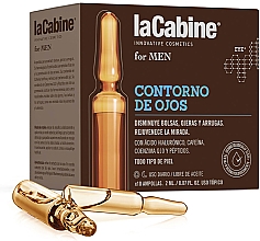Düfte, Parfümerie und Kosmetik Ampullen für Männer - La Cabine For Men Eye Contour Ampoules