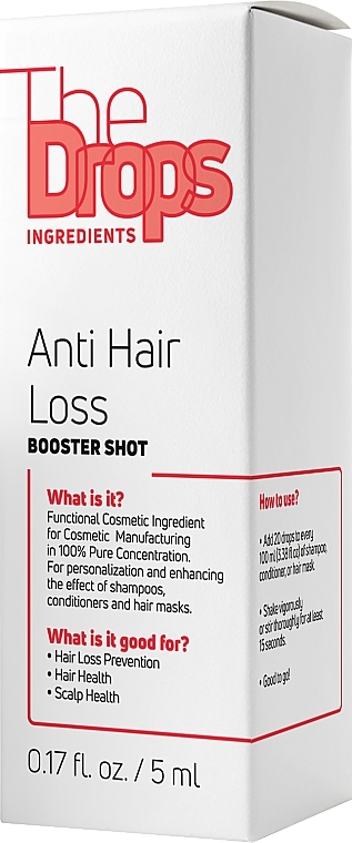 Komplex gegen Haarausfall  - Pharma Group Laboratories The Drops Anti Hair Loss Booster Shot  — Bild N2