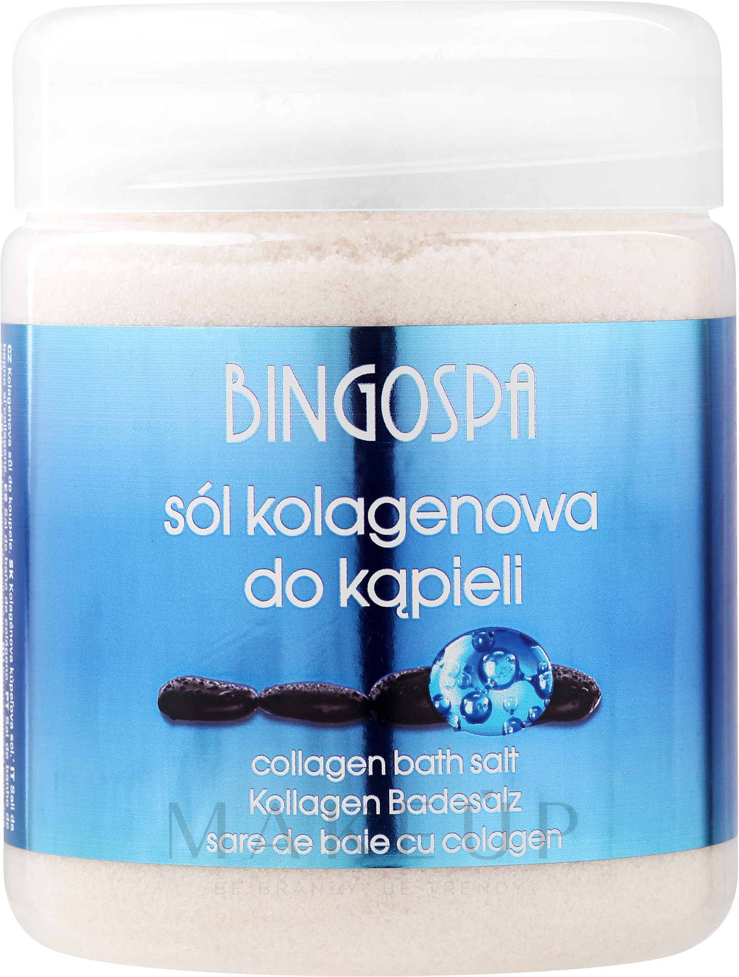 Kollagen Badesalz - BingoSpa Bath Salt With Collagen — Foto 550 g