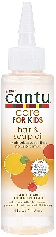 Öl für Haare und Kopfhaut - Cantu Care For Kids Hair & Scalp Oil — Bild N1