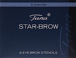 Düfte, Parfümerie und Kosmetik Augenbrauenschablonen - Tana Cosmetics Star Brow