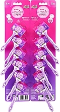 Damen-Einwegrasierer mit drei Klingen 12 St. - Wilkinson Sword Xtreme 3 My Intuition Comfort Cherry Blossom  — Bild N1