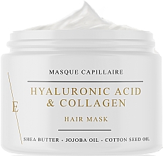 Düfte, Parfümerie und Kosmetik Haarmaske mit Sheabutter und Jojobaöl - Eclat Skin London Collagen & Hyaluronic Acid Hair Mask