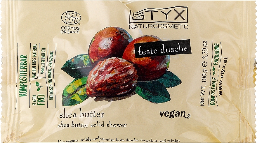 Feste Duschseife mit Sheabutter - Styx Naturcosmetic Shea Butter Solid Shower — Bild N1