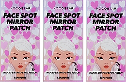 Düfte, Parfümerie und Kosmetik Patches gegen Akne und Entzündungen im Gesicht - Kocostar Face Spot Mirror Patch
