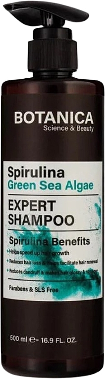 Haarshampoo mit Algenextrakt - Botanica Spirulina Green Sea Algae Expert Shampoo — Bild N1