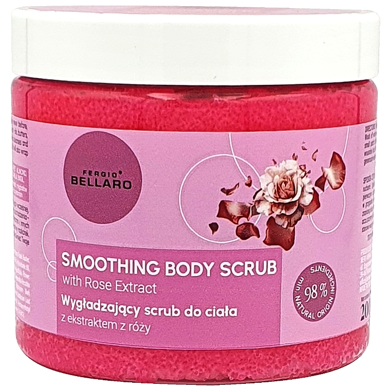 Glättendes Körperpeeling mit Rosenextrakt - Fergio Bellaro Smoothing Body Scrub  — Bild N1