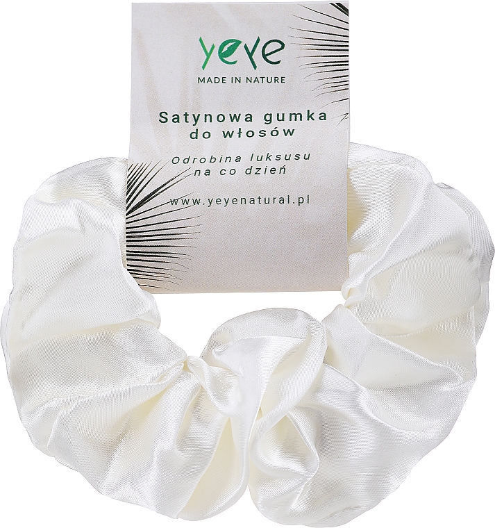 Scrunchie-Haargummi weiß - Yeye — Bild N1