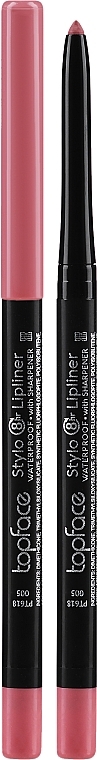 Automatischer wasserfester Lipliner - TopFace Waterproof Stylo Lipliner — Bild N1