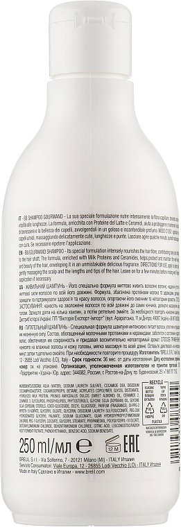 Tiefenreinigendes Shampoo - Brelil Milky Sensation BB Shampoo Gourmand — Bild N2