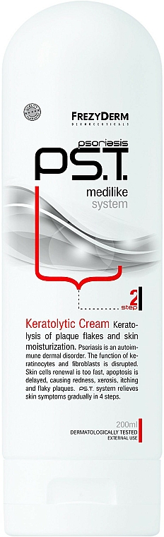 Körperemulsion gegen Psoriasis - Frezyderm Ps. T. Keratolytic Cream Step 2 — Bild N1