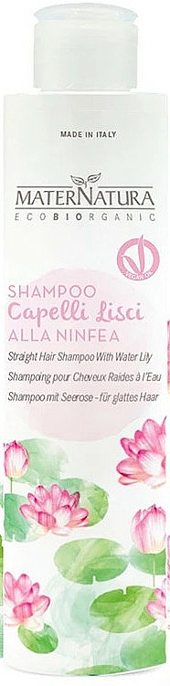Shampoo für glattes Haar mit Seerose - MaterNatura Water Lily Shampoo — Bild N1