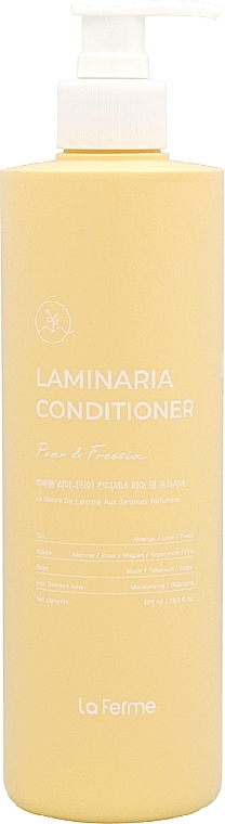 Haarspülung - La Ferme Laminaria Conditioner Pear & Freesia — Bild N1