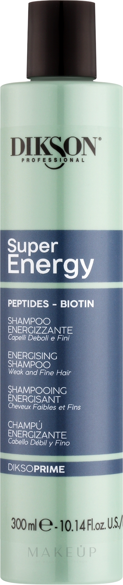 Shampoo gegen Haarausfall - Dikson Prime Super Energy Shampoo Intencive Energising  — Bild 300 ml