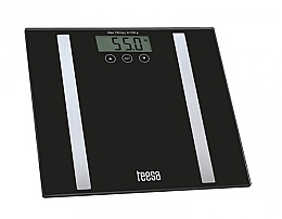 Düfte, Parfümerie und Kosmetik Elektronische Personenwaage schwarz - Teesa Bathroom Scale Body Analyser TSA0802