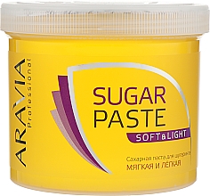 Düfte, Parfümerie und Kosmetik Zuckerpaste zur Enthaarung - Aravia Professional Sugar Paste Soft and Light