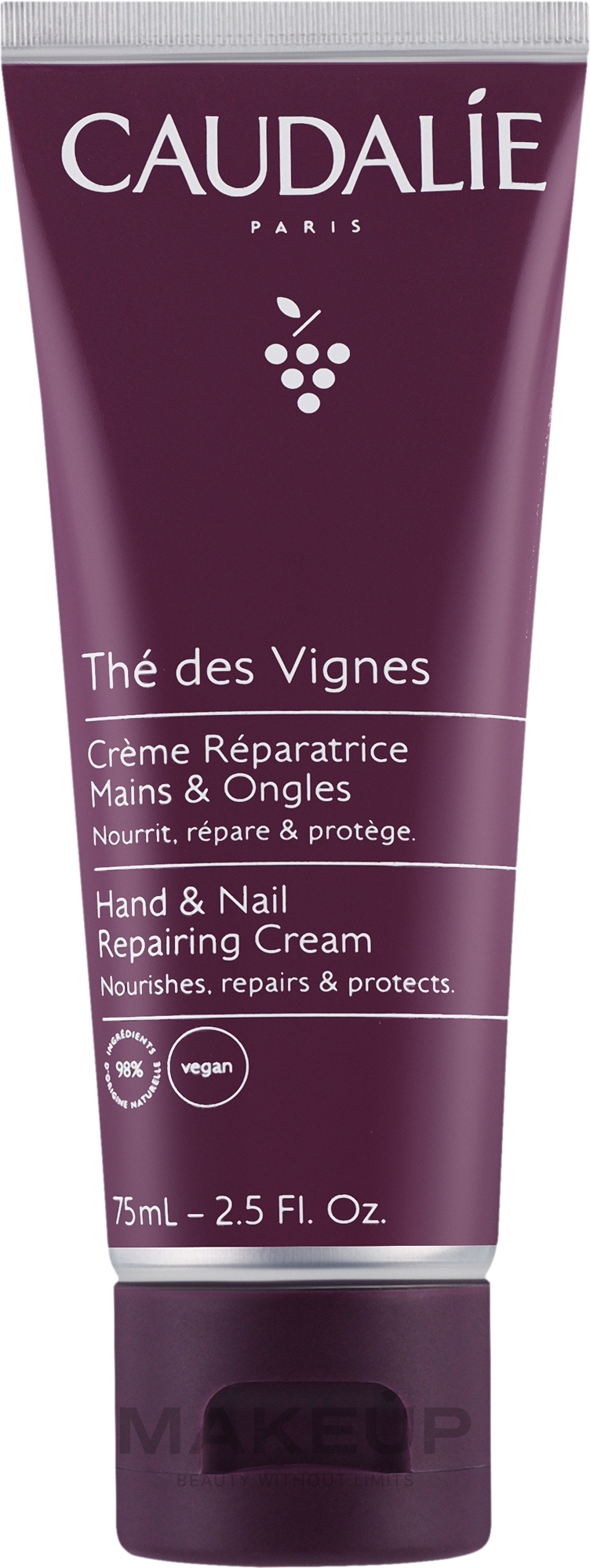 Caudalie The Des Vignes Hand & Nail Cream - Creme für Hände und Nägel — Bild 75 ml