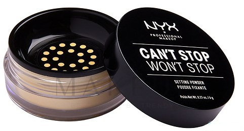Gesichtspuder - NYX Professional Makeup Can't Stop Won't Stop Setting Powder — Foto Banana