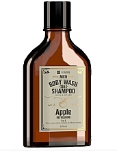 Gel-Shampoo zum Waschen von Körper, Haar und Bart  - HiSkin Men Body Wash Gel And Shampoo  — Bild N2