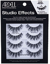 Künstliche Wimpern - Ardell Prof Studio Effects Wispies False Eyelashes Black — Bild N1