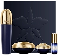 Düfte, Parfümerie und Kosmetik Set - Guerlain Orchidee Imperiale Exceptional Anti-Aging Discovery Ritual (f/cr/15ml + f/lot/30ml + serum/5ml + eye/cr/7ml)