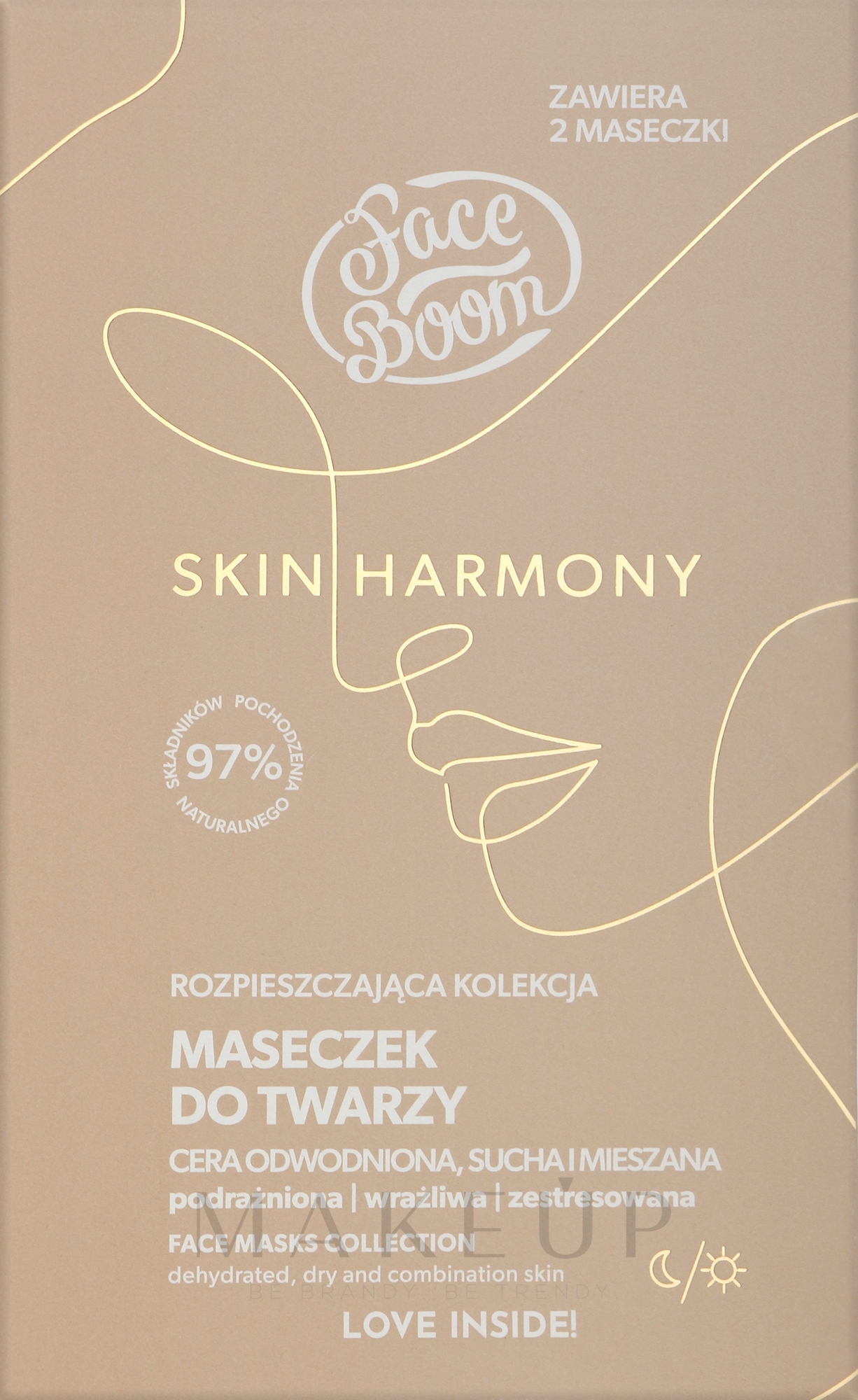 Gesichtsmaske - BodyBoom FaceBoom Skin Harmony Face Masks Collection — Bild 2 x 5 g