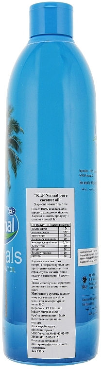 Kokosöl für Gesicht - KLF Nirmal Pure Coconut Oil — Bild N4