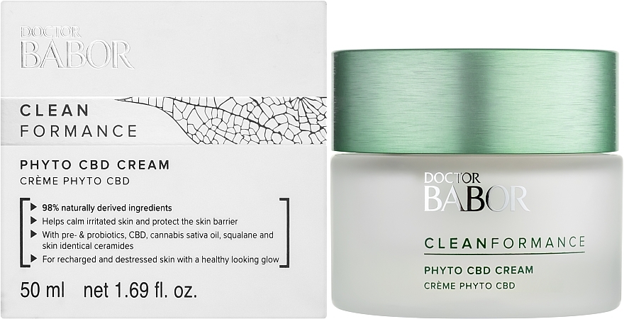 Beruhigende Relax-Creme - Babor Doctor Babor Clean Formance Phyto CBD Cream — Bild N2