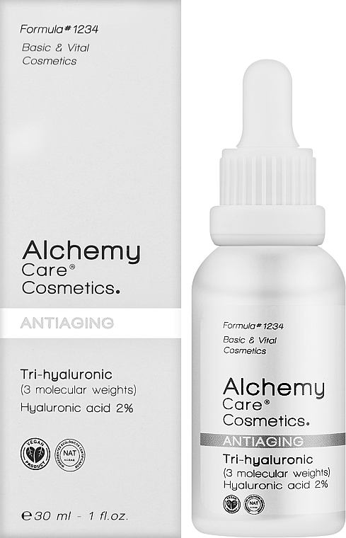 Anti-Aging-Gesichtsserum - Alchemy Care Cosmetics Antiaging Tri-Hyaluronic — Bild N2