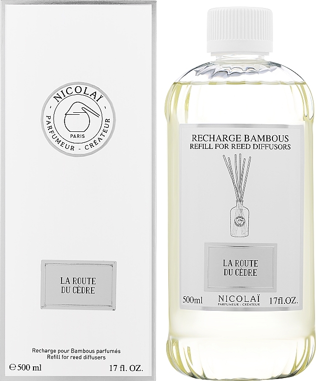 Raumerfrischer -  Nicolai Parfumeur Createur La Route Du Cedre Reed Diffusers Refill  — Bild N1