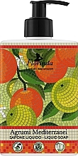 Flüssigseife Mediterrane Zitrusfrüchte - Florinda Mosaici Italiani Liquid Soap — Bild N2