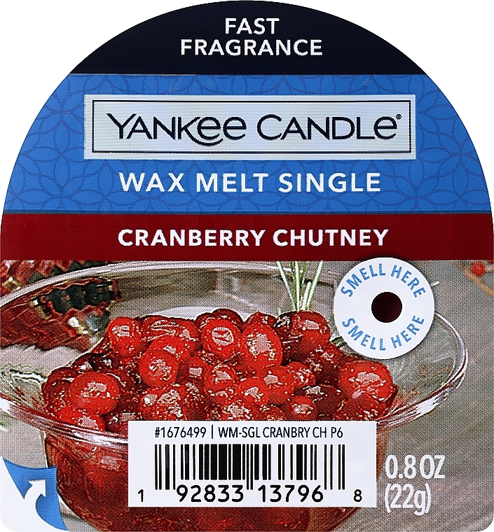 Duftwachs - Yankee Candle Cranberry Chutney Wax Melt — Bild N1