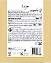 Düfte, Parfümerie und Kosmetik Körperpflegeset - Dove Time To Pamper Body Favorites Collection (Duschgel 225ml + Seife 90g + Deospray 150ml)