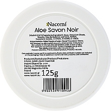 Natürliche schwarze Seife mit Aloe Vera - Nacomi Savon Noir Natural Black Soap with Aloe Vera Juice — Bild N2