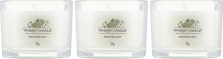 Kerzenset - Yankee Candle Wedding Day (Duftkerze 3x37g) — Bild N2
