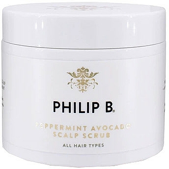Kopfhautpeeling mit Minze und Avocado - Philip B Peppermint Avocado Scalp Scrub — Bild N1