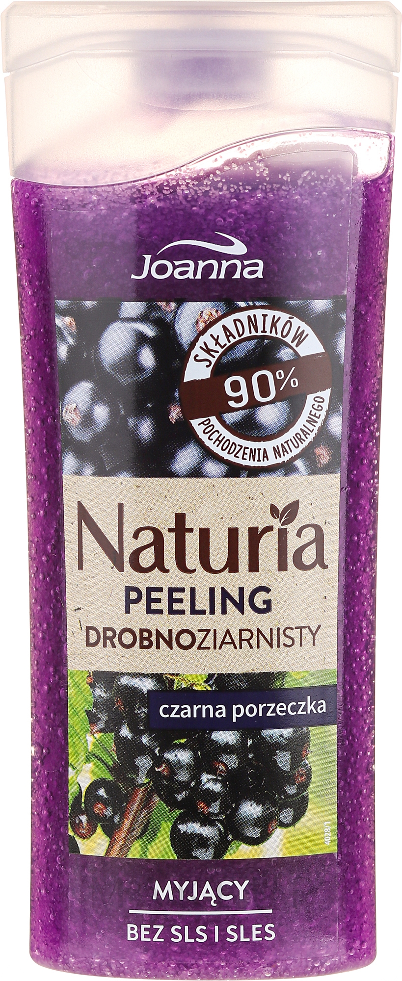 Duschpeeling mit schwarzem Johannisbeere Duft - Joanna Naturia Peeling — Foto 100 g