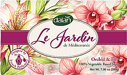 Düfte, Parfümerie und Kosmetik Parfümierte Seife mit Orchidee und Lilie Dalan Le Jardin 200 g - Dalan Le Jardin Orchid & Lily Soap