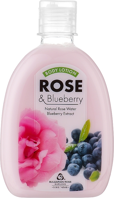 Körperlotion Rose und Blaubeere - Bulgarian Rose Rose & Blueberry Body Lotion — Bild N1