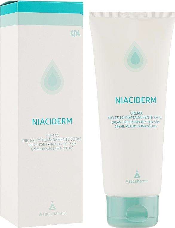 Creme für sehr trockene Haut  - Asacpharma CPI Niaciderm Cream For Extremely Dry Skin  — Bild N2